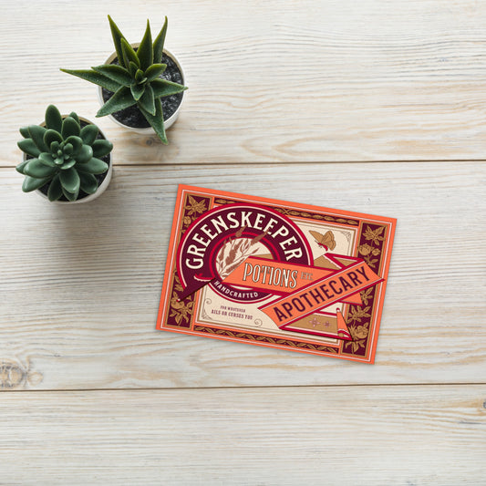 Greenskeeper Apothecary Postcard