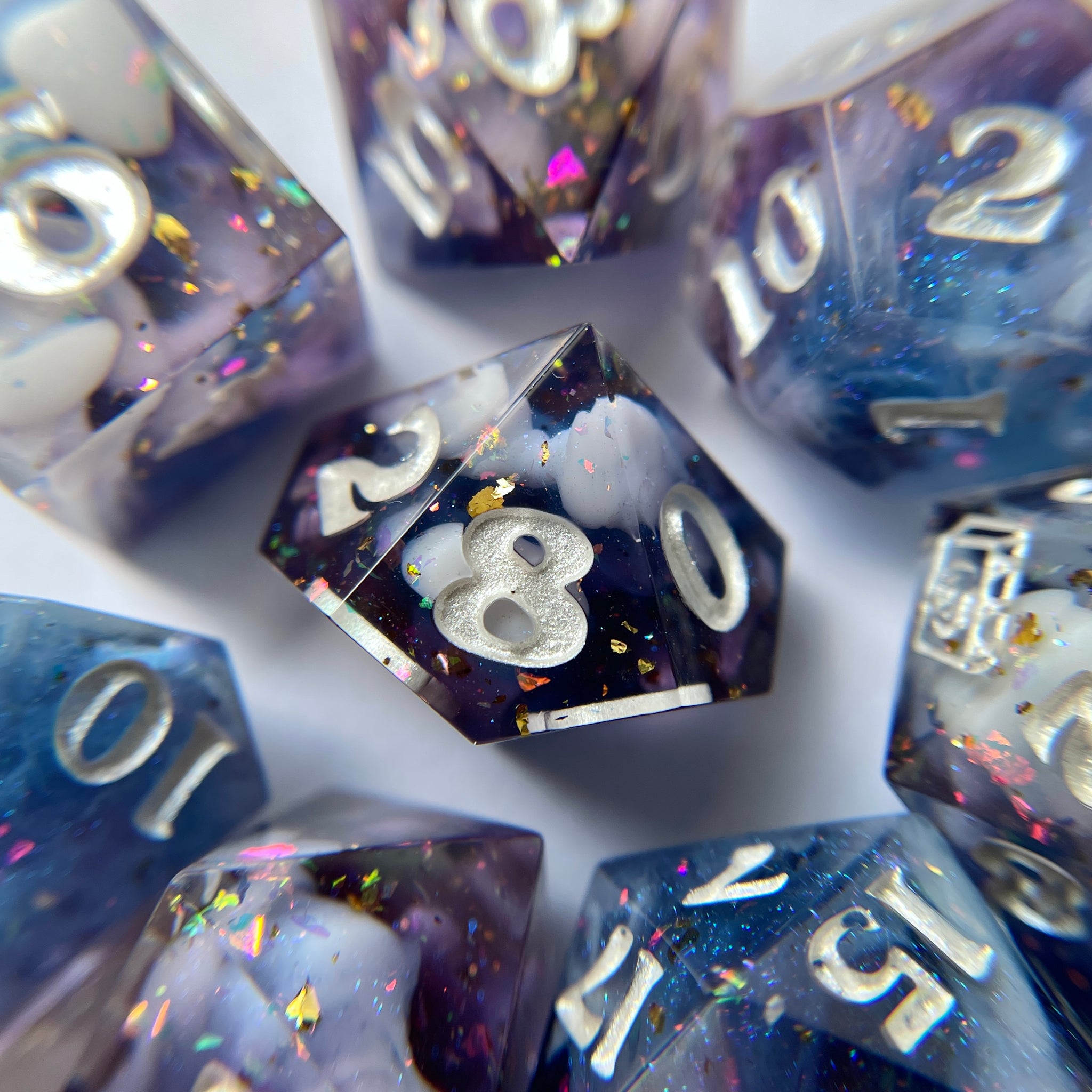 Duskfall – 7-piece Polyhedral Dice Set