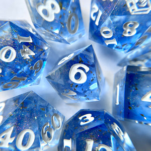 Crystal – 7-piece Polyhedral Dice Set