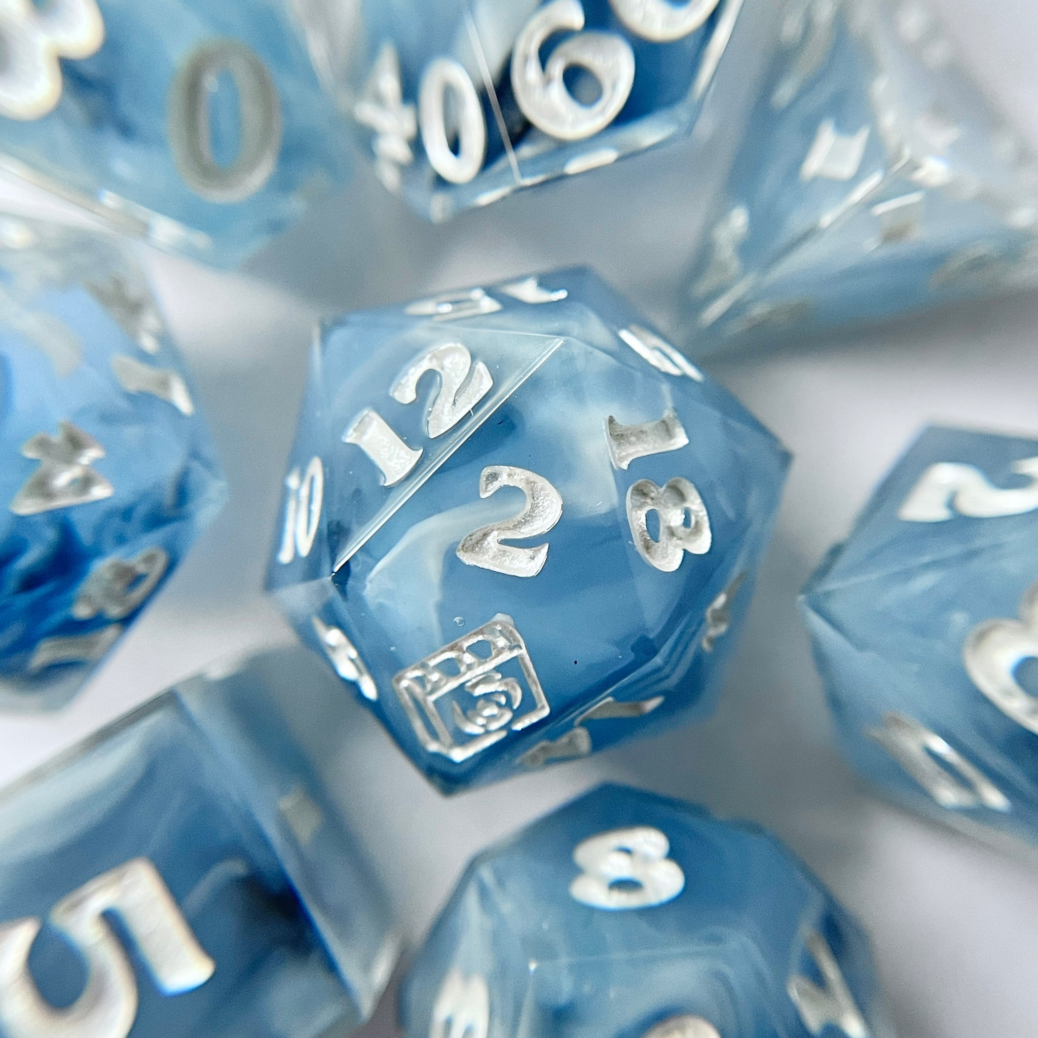Blue Agate – Single D20