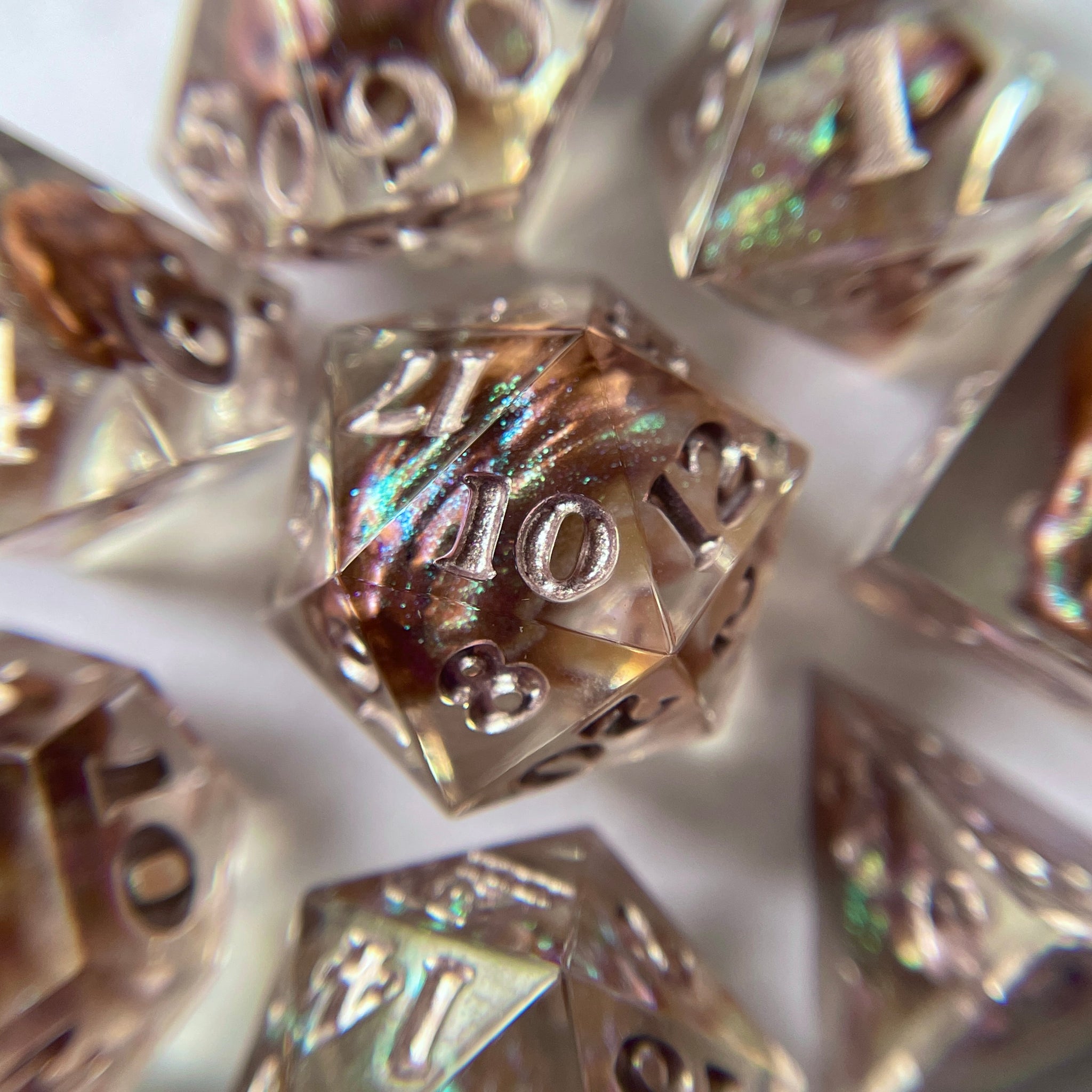 Stardust – 7-piece Polyhedral Dice Set