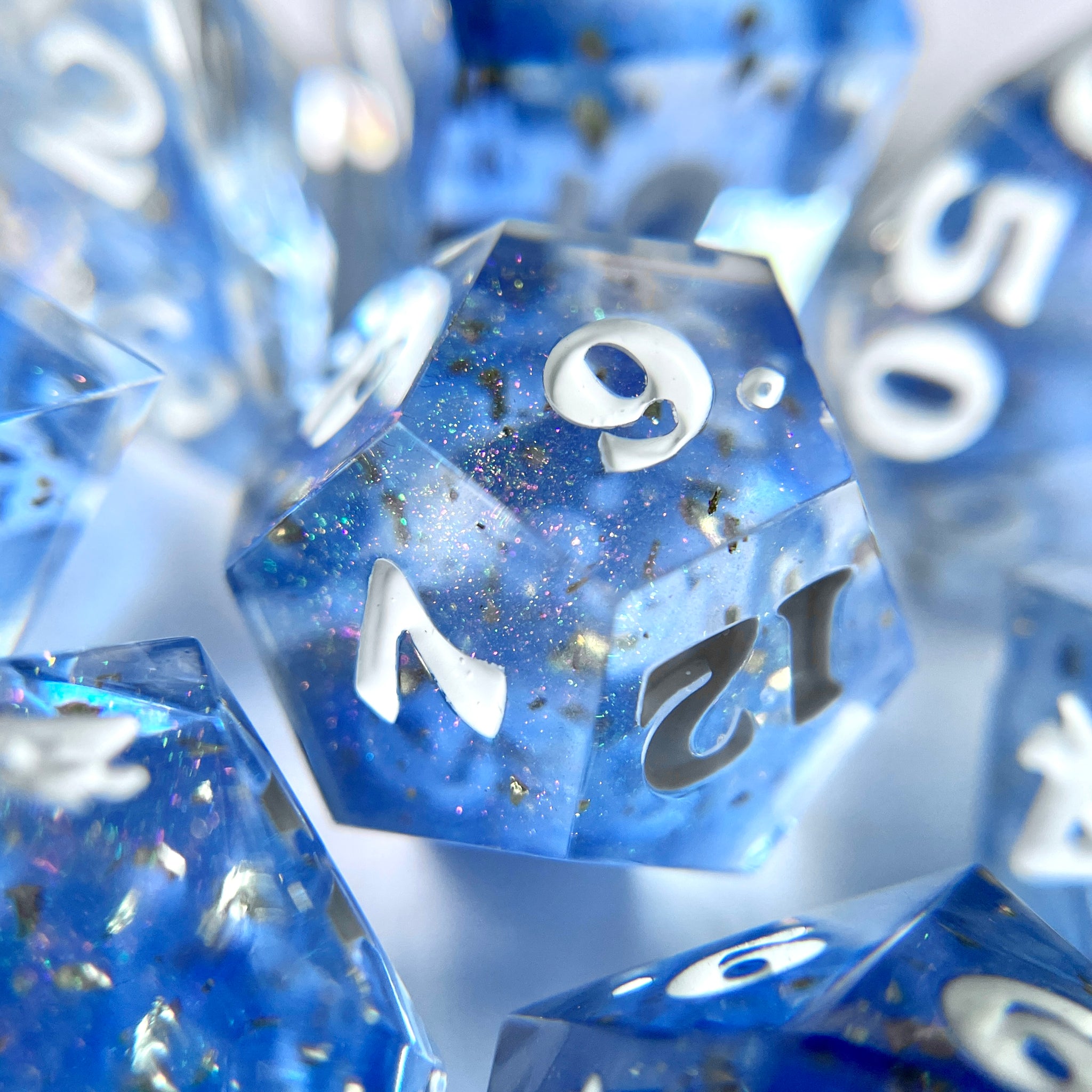 Crystal – 7-piece Polyhedral Dice Set