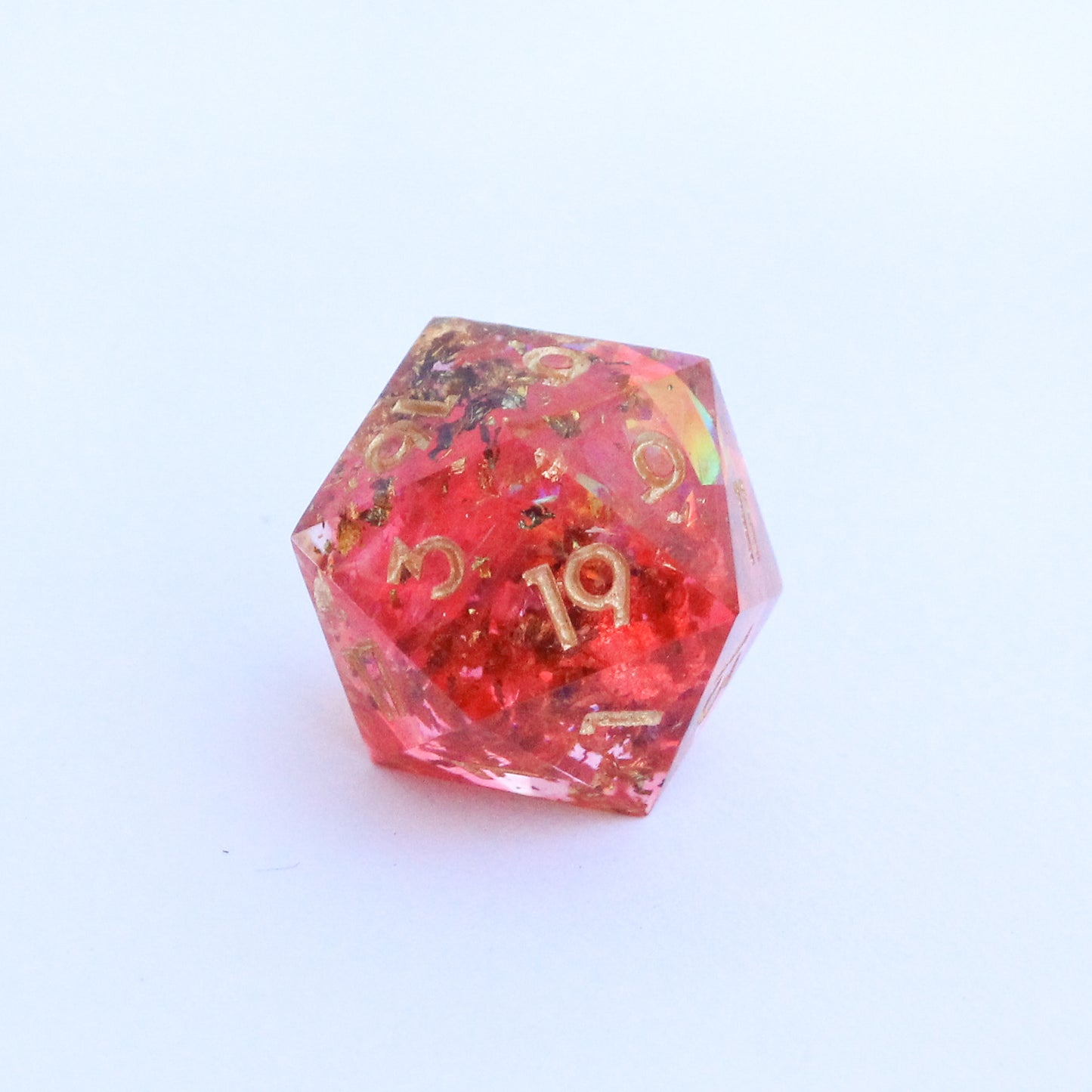 Sight of Savras in Pink - 7-piece Polyhedral Dice Set