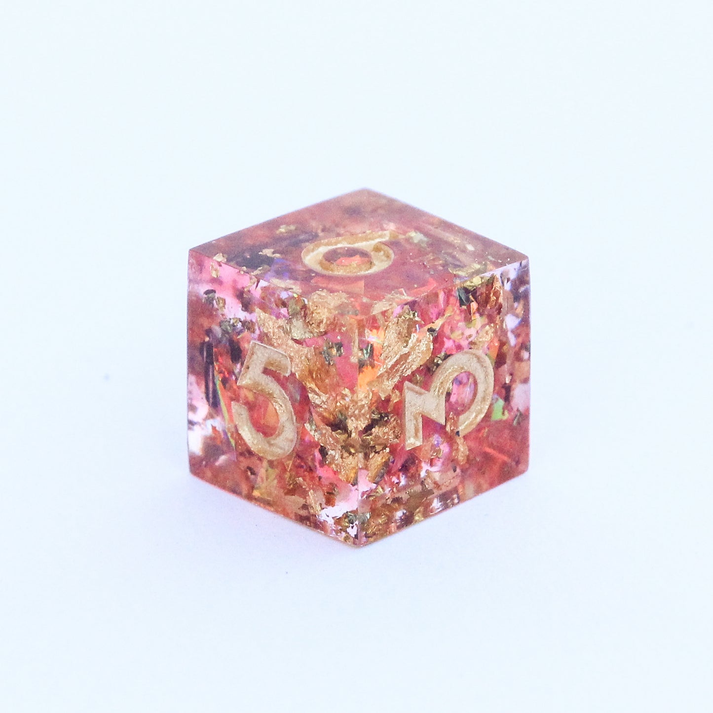 Sight of Savras in Pink - 7-piece Polyhedral Dice Set