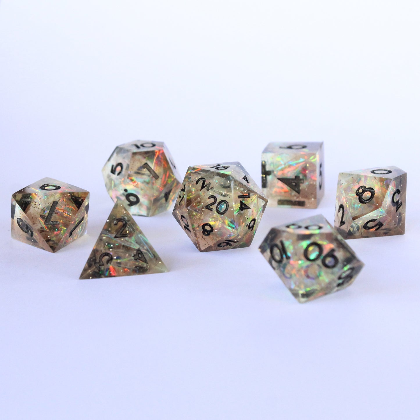 Space Dandy "Light" - 7-piece Polyhedral Dice Set