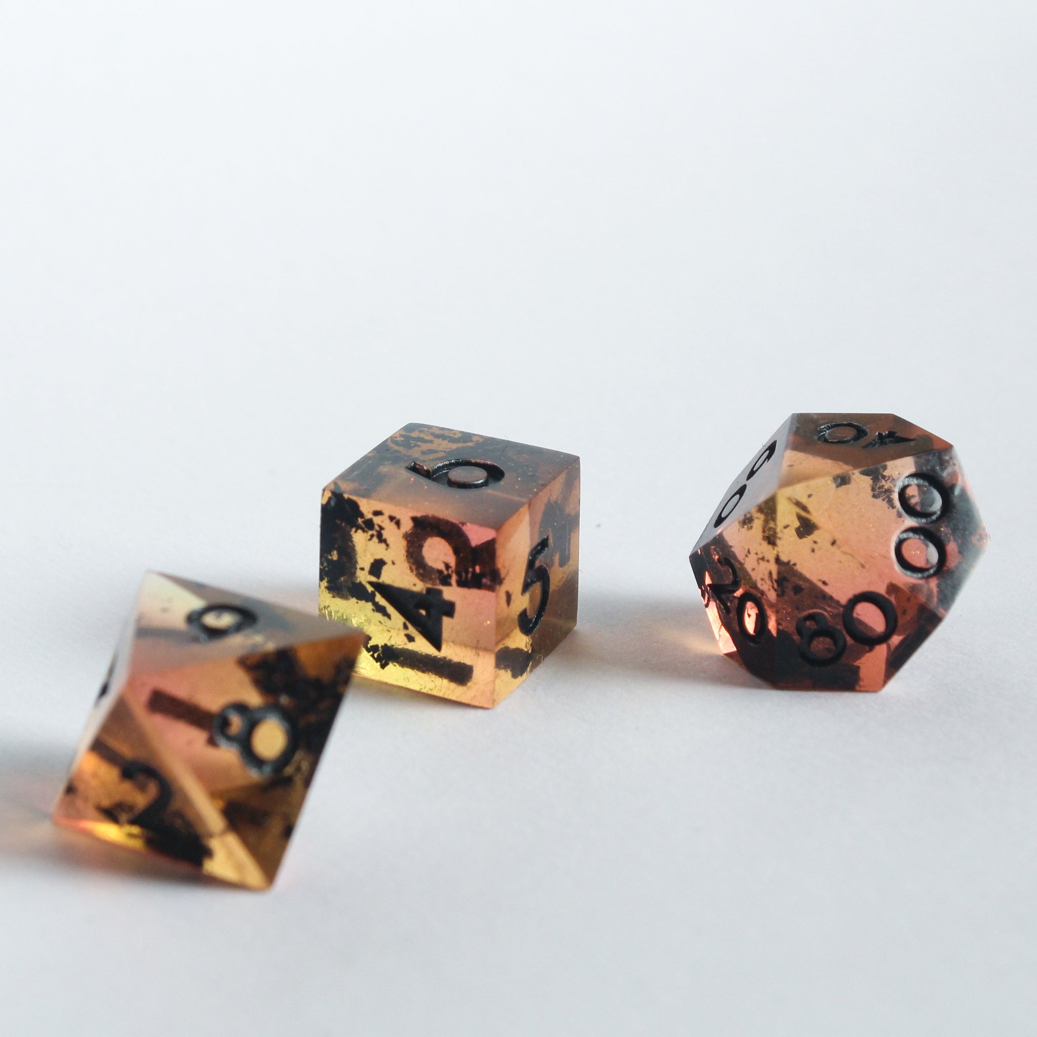 Vesuvius – 7-piece Polyhedral Dice Set