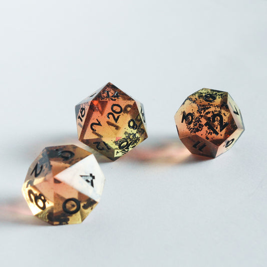 Vesuvius – 7-piece Polyhedral Dice Set