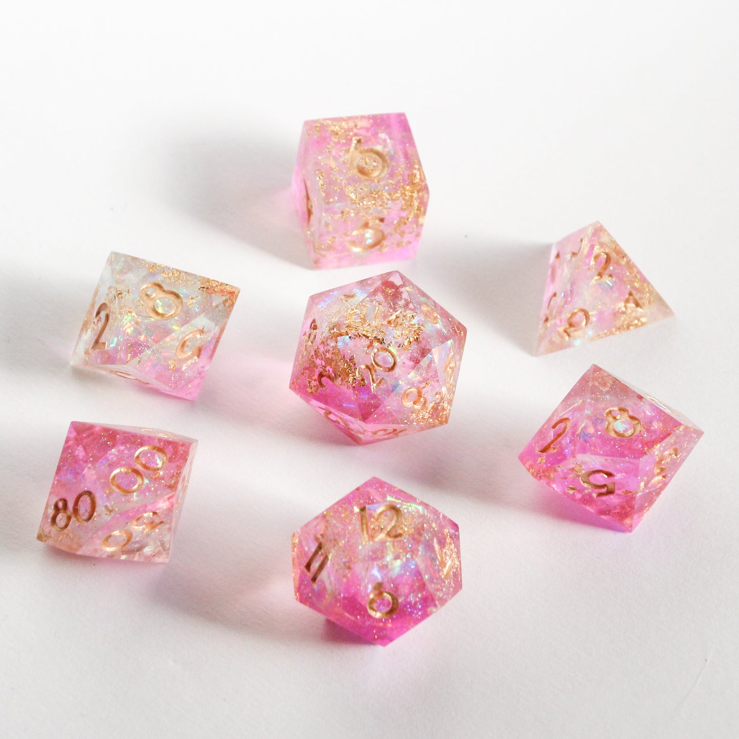 Faerie Circle – 7-piece Polyhedral Dice Set