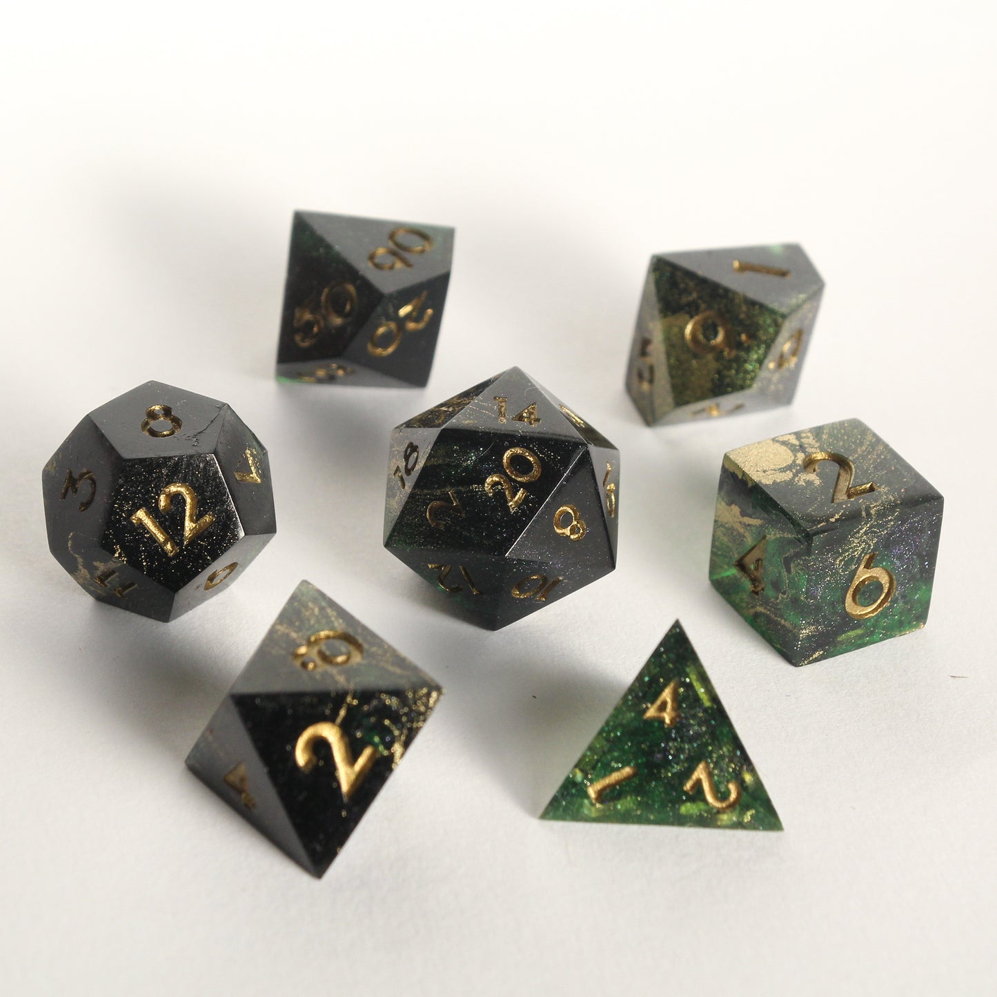 Scarab – B-grade – 7-piece Polyhedral Dice Set