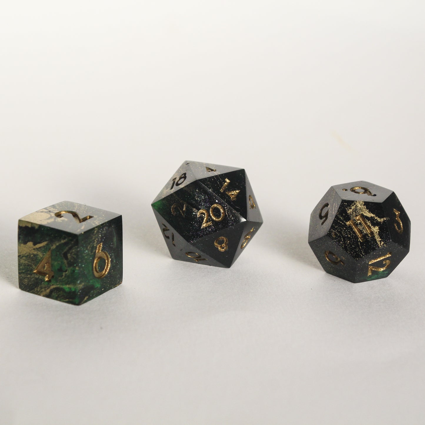 Scarab – B-grade – 7-piece Polyhedral Dice Set