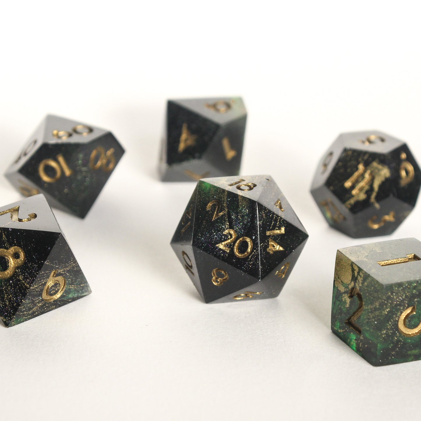 Scarab – B-grade – 7-piece Polyhedral Dice Set