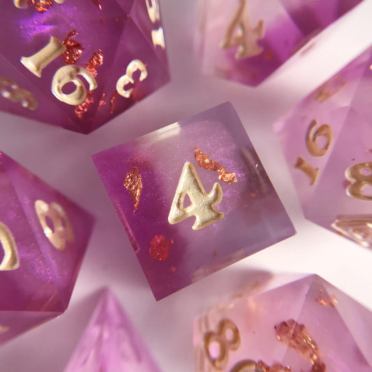 Lilydew Philter – 7-piece Polyhedral Dice Set