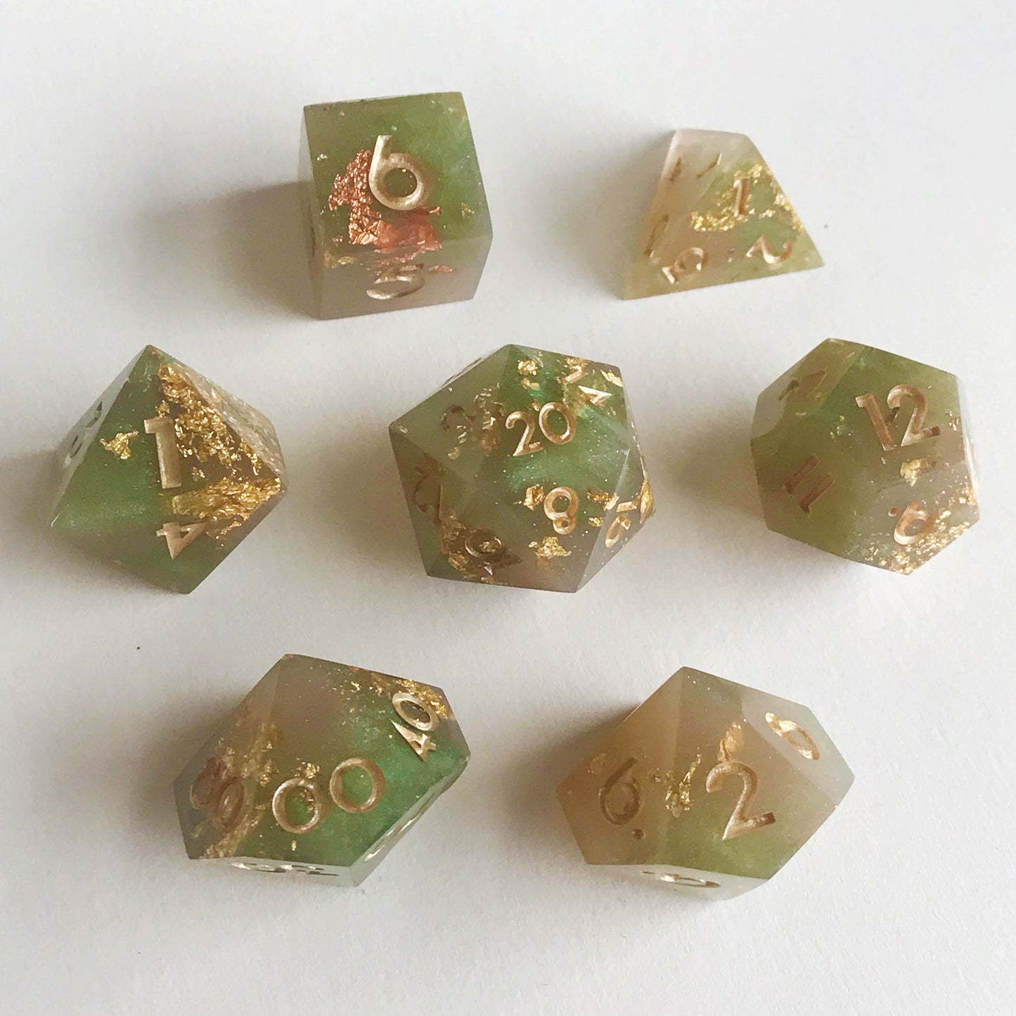 Silvanus – 7-piece Polyhedral Dice Set