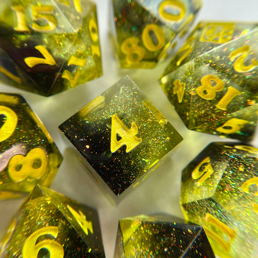 Poison-Tipped Arrow – 7-piece Polyhedral Dice Set