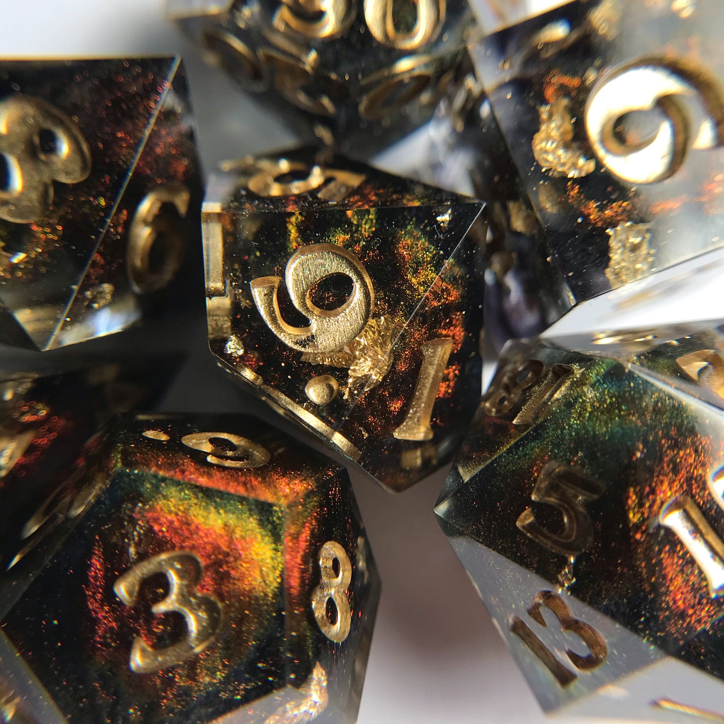 Ifrit – 7-piece Polyhedral Dice Set