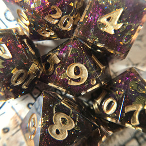 Witching Hour – 7-piece Polyhedral Dice Set