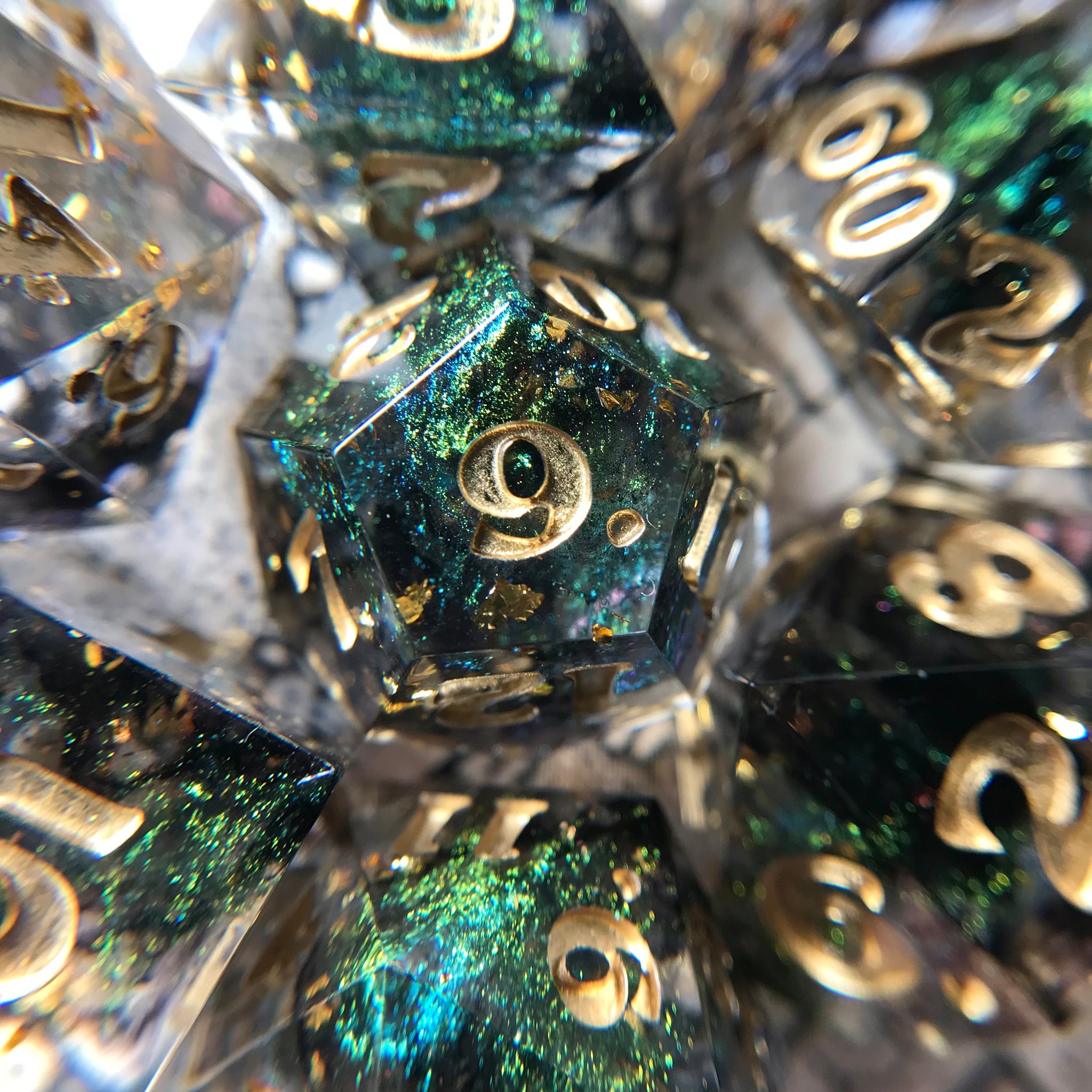 Verdant Undeath – 7-piece Polyhedral Dice Set