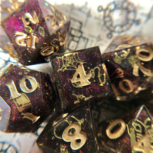 Witching Hour – 7-piece Polyhedral Dice Set