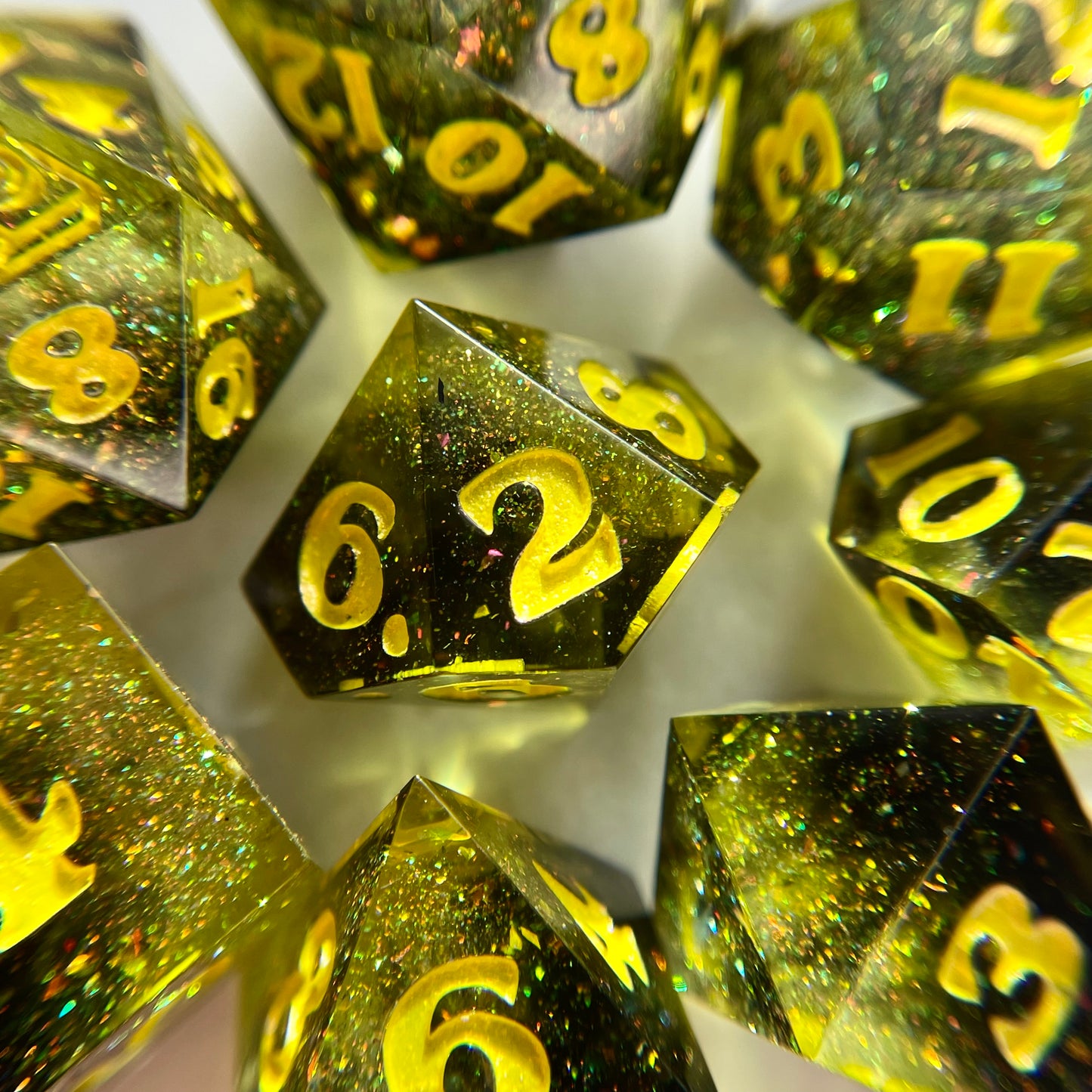 Poison-Tipped Arrow – 7-piece Polyhedral Dice Set