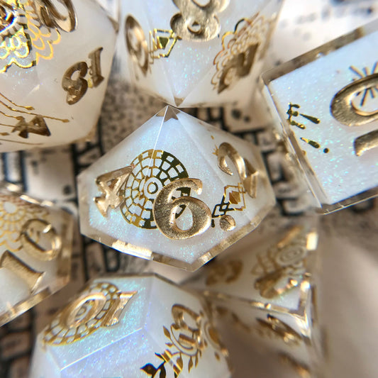 Louise – 7-piece Polyhedral Dice Set