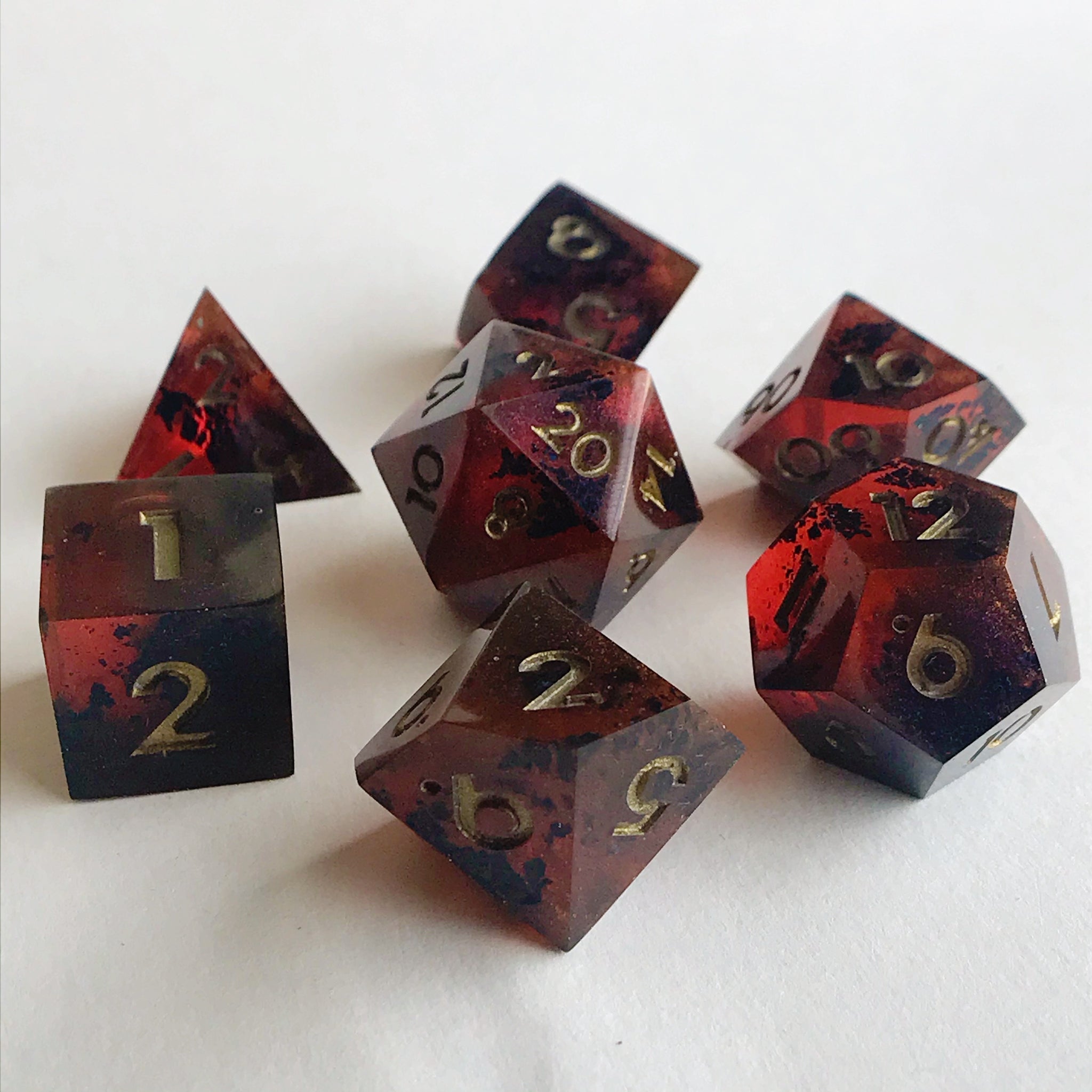 Bhaal’s Verdict – 7-piece Polyhedral Dice Set