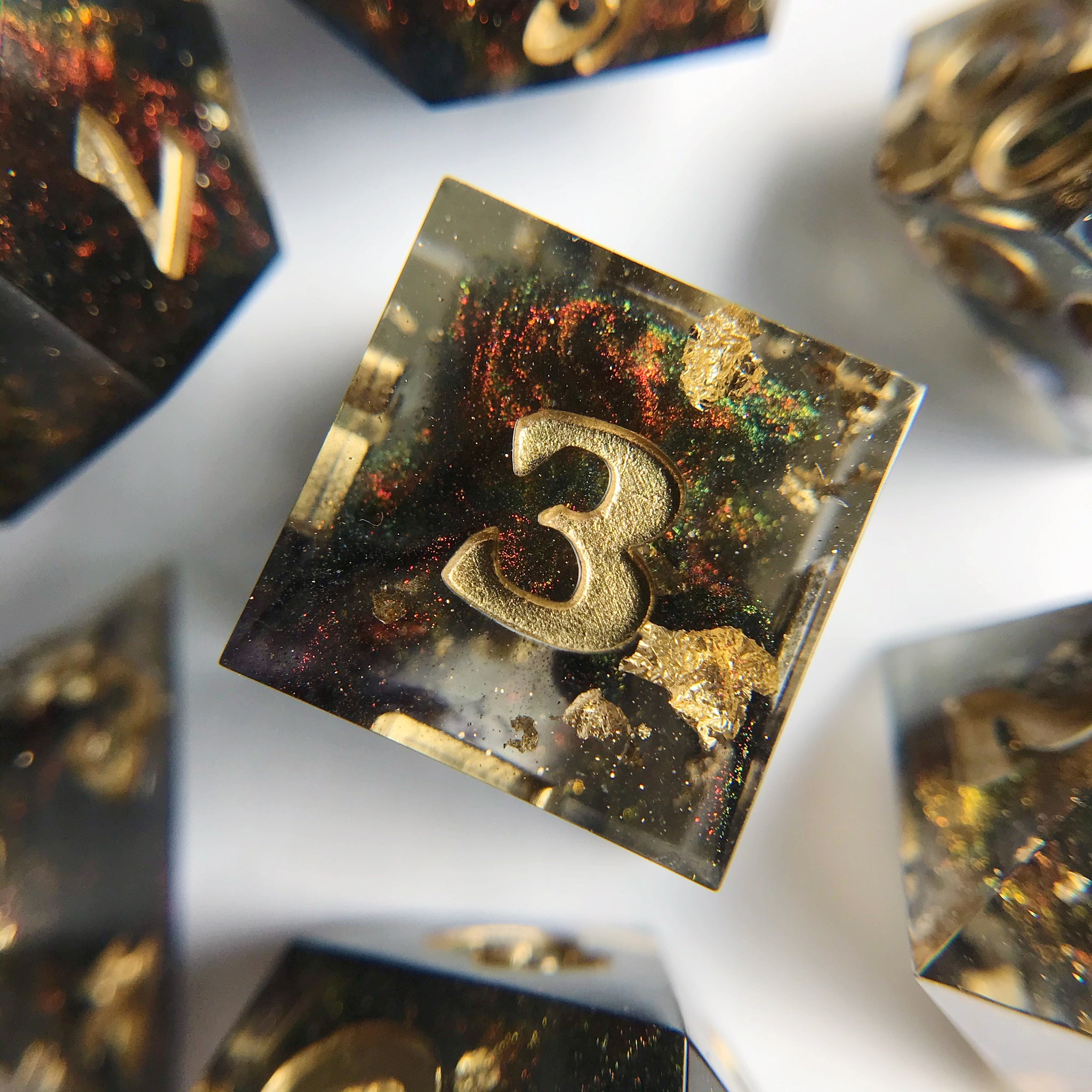Ifrit – 7-piece Polyhedral Dice Set