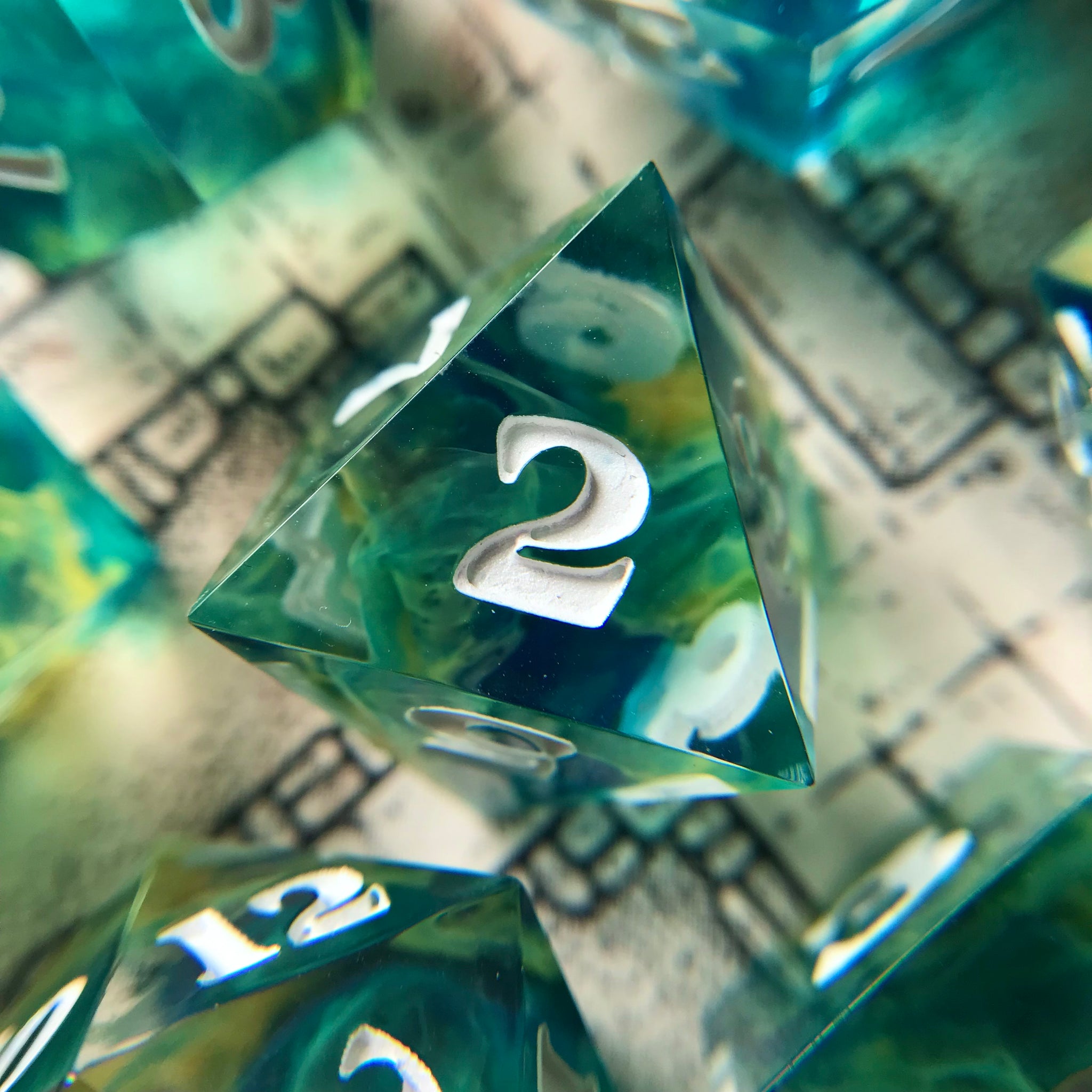 Color Spray JUMBO – 7-piece Polyhedral Dice Set