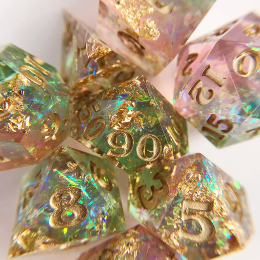 Faerie Circle – 7-piece Polyhedral Dice Set