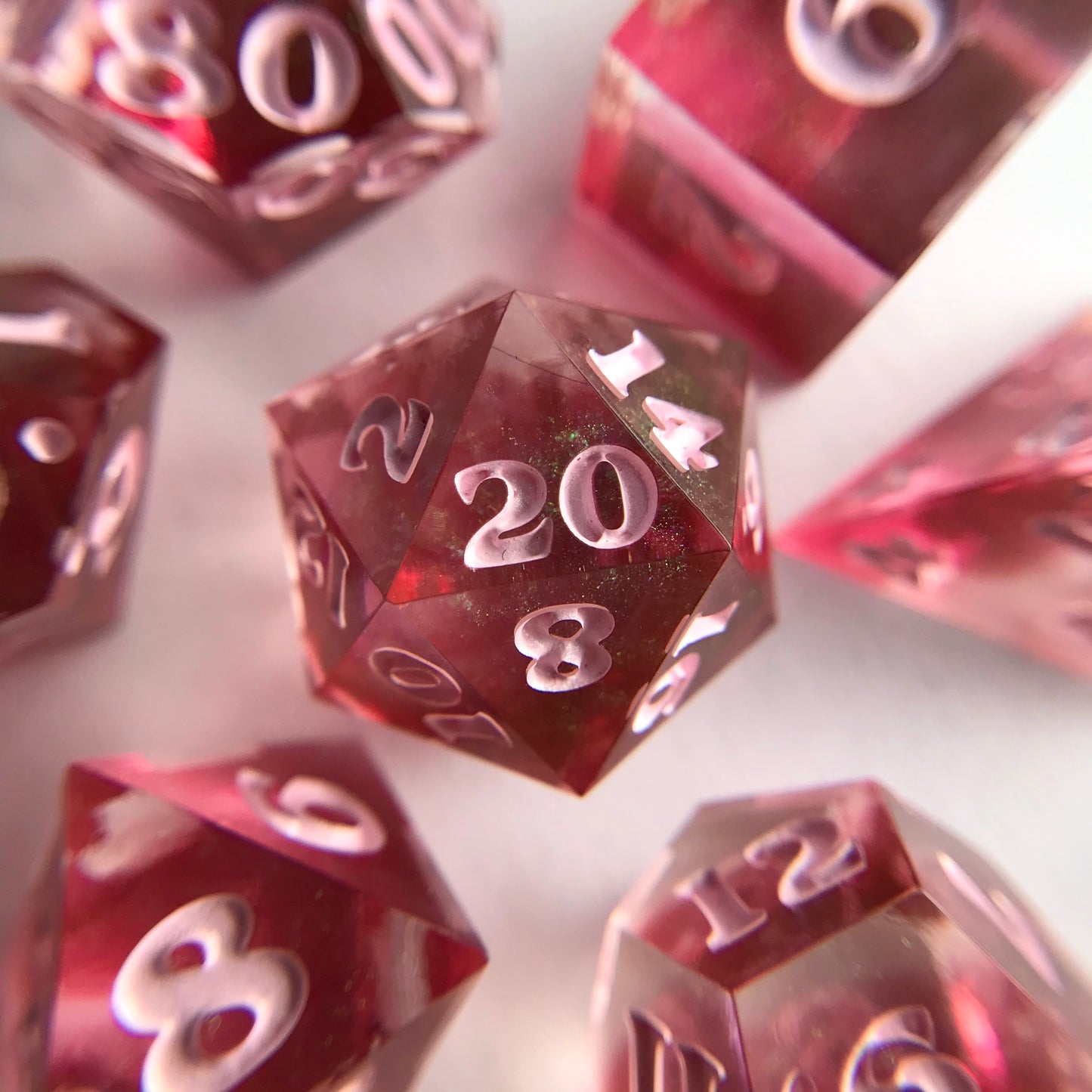 Blood Moon – 7-piece Polyhedral Dice Set