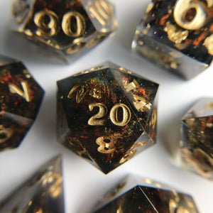 Ifrit – 7-piece Polyhedral Dice Set